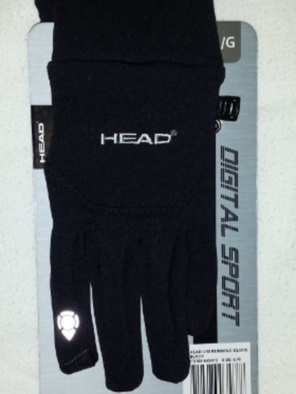 Head Unisex Multi-Sport Gloves with SensaTEC, in Black New With Tags Size Large